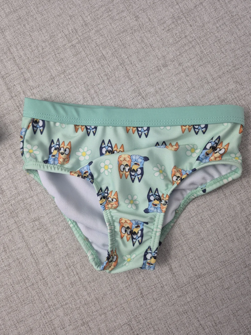 NWT Bluey 2-Piece Rashguard Swimsuit Mint Green 18M